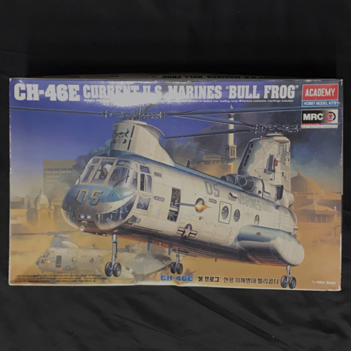 アカデミー MRC 1:48 CH-46E アメリカ海兵隊 ブルフロッグ 2226 プラモデル