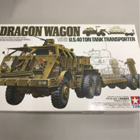 タミヤ 1_35 No.230 アメリカ 40トン戦車運搬車 ドラゴンワゴン